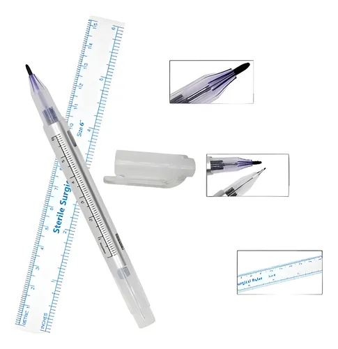 Marcador Médico Estéril de Doble Punta