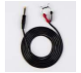 adaptador de corriente clipcord para maquinas de tatuar