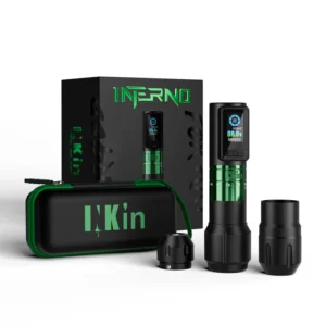 Máquina de Tatuaje Inalámbrica INKin Inferno X2 Grips X2 Baterías