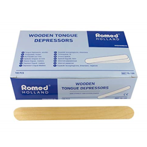 Depresor Madera Envase Individual Romed Holland 100 ud.
