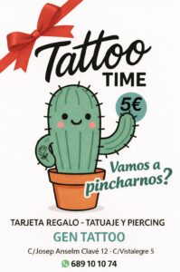 Tarjeta Regalo Cactus
