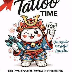 Tarjeta Regalo Gato Samurai